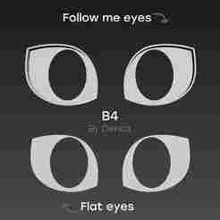 B4 Toony Fursuit Eyes (Flat & Follow-Me)
