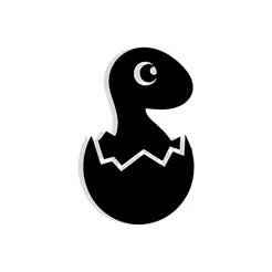 baby dinosaur hatching from an egg 3 - 2D/3D Wall Art STL+SVG For CNC Router, Plasma, Waterjet, Laser & 3D Printer