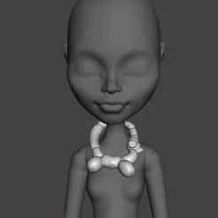 Ball necklace for Monster High dolls