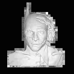 Batker Batman and Joker 3D Model Carving STL File for CNC and 3D Printers
