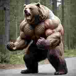 Bear Figure STL - 3D Print Bear - Bear Miniature Model - Bear Toy 3D - Bear Statue STL