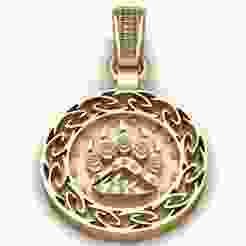 Bear Paw PendanT 3D PRINTABLE MODEL