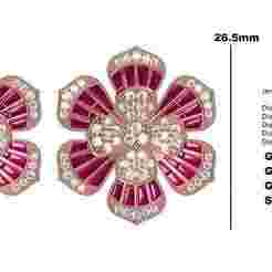Beautiful Folwer Designer Stud Earring
