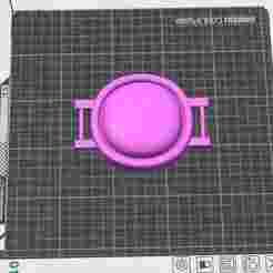 Belt buckle botton 3d model