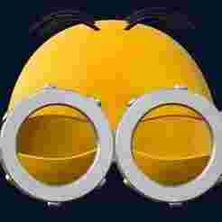 Best Cute Minion Cosplay Mask 3D STL