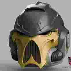 Black Legion Helmet Chaos Space Marine 2 1:1 Replica Cosplay