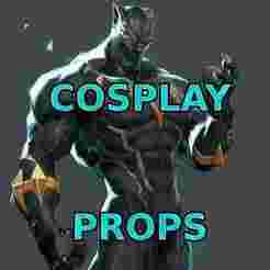Black Panther Default costume Marvel Rivals Full armor and weapon Cosplay Kit , kitbash ALl in one