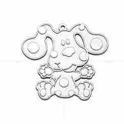 Blue Tracks Keychain