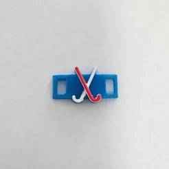 Buckle pins for field field hockey shoe laces