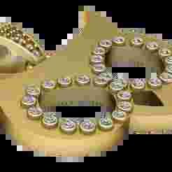 Bull Symbol Pendant 3D Printable Model