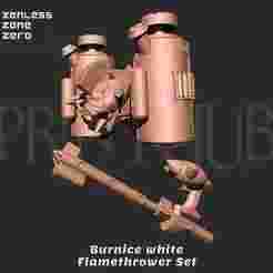 Burnice White Weapon Pack -  Zenless Zone Zero for cosplay stl