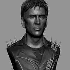 Bust - Jhonny Blaze 3D printing model