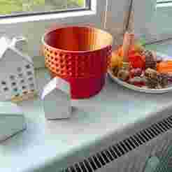 Cachepot "The Couching Collector Cachepot with Circles"