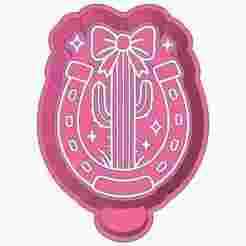 Cactus Horseshoe Freshie STL