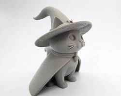 Caped Witch Cat -  Flat Bottom