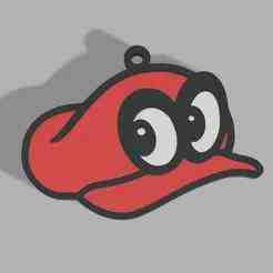 Cappy keychain - Super Mario Odyssey Cap
