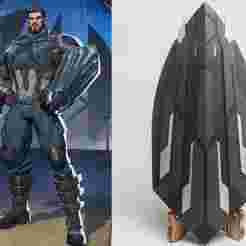 Captain America Wakandan Shield - Marvel Comics | Cosplay Armor - EVA Foam Template (PDO + PDF)