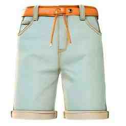 Casual Shorts with Belt