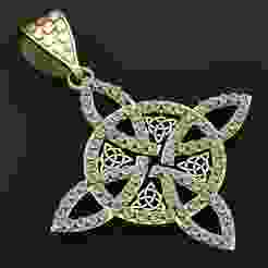 Celtic Knot Pendant 3D Printable Model