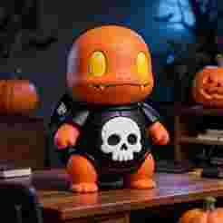 Charmander Halloween Skull Costume 3D Print STL Figurine