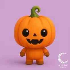 Chibi Halloween Pumpkins Pack – STL 3D Print