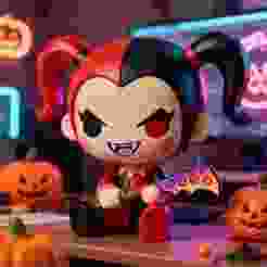 Chibi Harley Quinn Halloween 3D Print STL Figurine Model