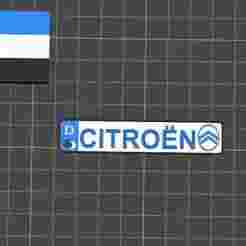 CITOREN  Keychain with logo CUSTOMAZABLE