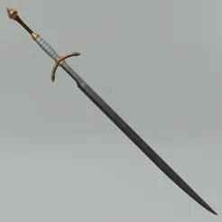 Clair Obscur Expedition 33 Gustave Verso Noahram sword. Video game, props, cosplay