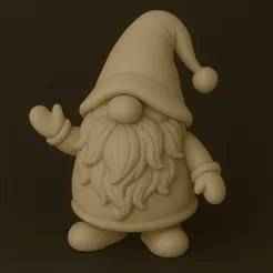 Classic Christmas Gnome STL