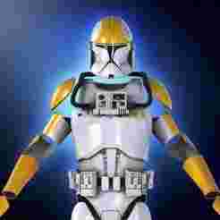 Clone pilot Armor | Phase 1 | Attack of the Clones | Star Wars| 3d Print model