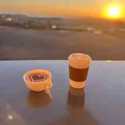 Coffee Keychain Set ☕ | Mini Coffee Accessories Collection