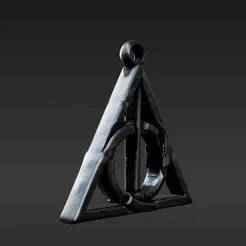 Compact Legendary Artifact Charm with Integrated Loop - Durable 3D Print