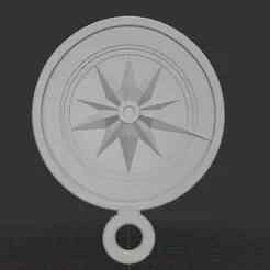 Compass Like Keychain