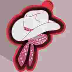 🤠🧣 Cowboy Hat – Freshie, Keychain, Resin & Candle Mold