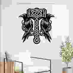 Crows Thor Hammer - Wall Art Multicolor
