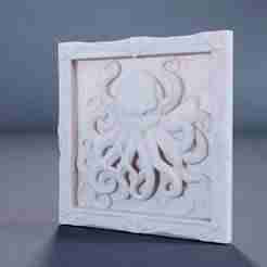 Cthulhu Frame Bas Relief