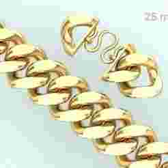 Cuban Bracelet - Cuban Link Bracelet - Hip Hop Jewelry - 25mm