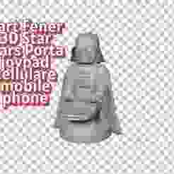 Dart Fener 3D Star Wars Porta joypad cellulare mobile phone
