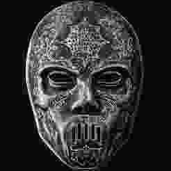 DEATHEATER MASK - ORNATE VERSION - PRINT READY STL MODEL - FAN ART