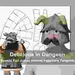 Delicious In Dungeon Senshi Armor helmet EVA Foam Template Pepakura 3d model File