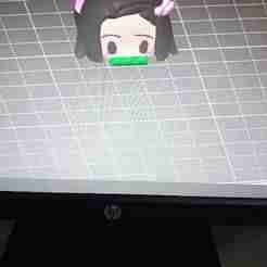 demon slayer nezuko key ring phone holder