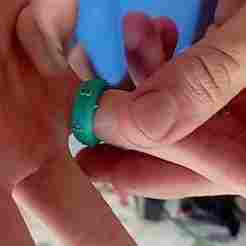 Dice fidget ring! // Dice anti-stress ring!