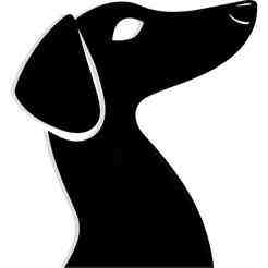 dog tilting head 3 - 2D/3D Wall Art STL+SVG For CNC Router, Plasma, Waterjet, Laser & 3D Printer