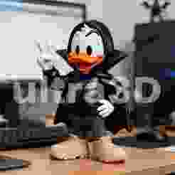 Donald Duck Bat Hoodie Figure