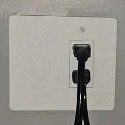 Double Gang, Single Outlet / Switch Cover Plate