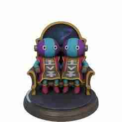 Dragon Ball – Dual Zeno Sama on Throne (3D Statue)