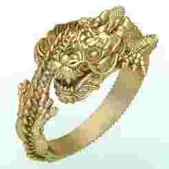 Dragon bracelet - Dragon mens bracelet - N924003