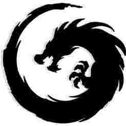 dragon forming a circular cloud 4 - 2D/3D Wall Art STL+SVG For CNC Router, Plasma, Waterjet, Laser & 3D Printer