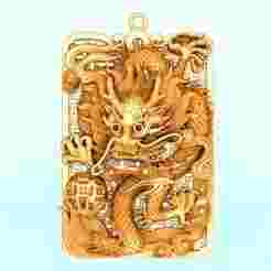 Dragon pendant - Mens pendant - N132