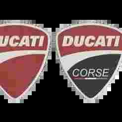 Ducati & Ducati Corse logos (3 models)